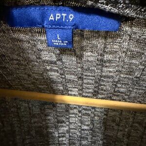 Apt. 9 Charcoal Knit Top